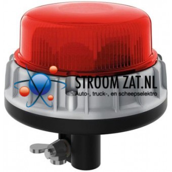 Hella opsteek LED zwaailamp rood 12/24V